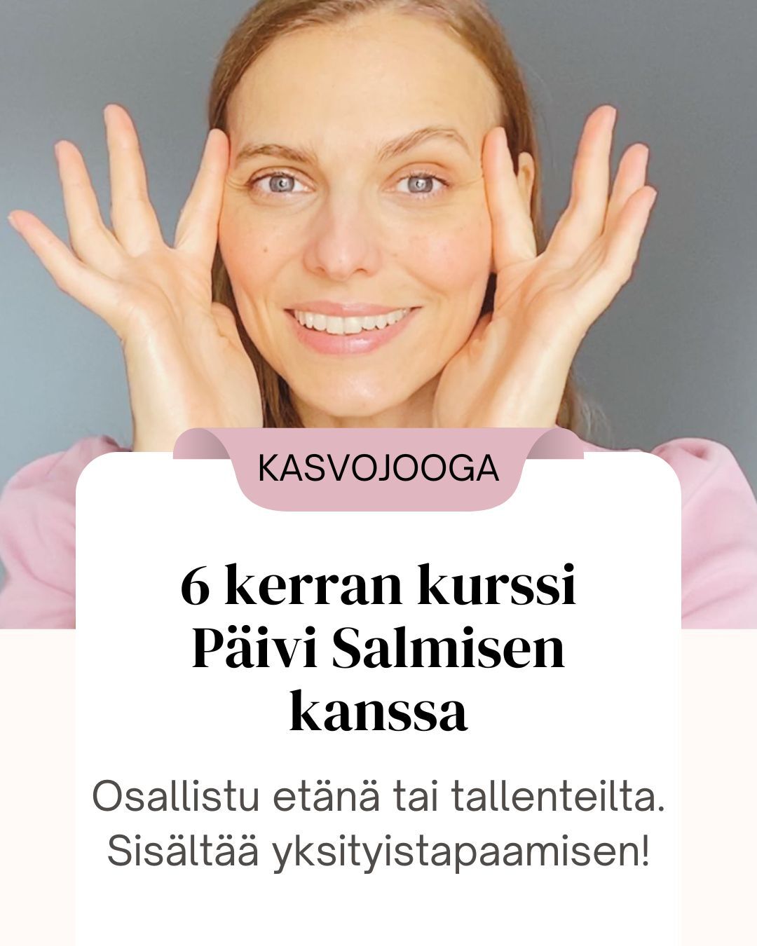 Kasvojoogakurssi 1 slide